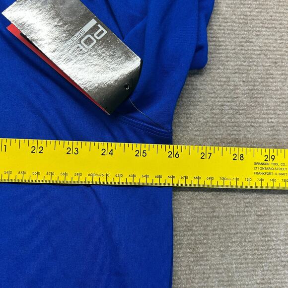 Ralph Lauren Polo Sport 1/4 Zip Pullover Men's 2XL Sapphire Blue Thermo Vent NEW - Picture 9 of 14